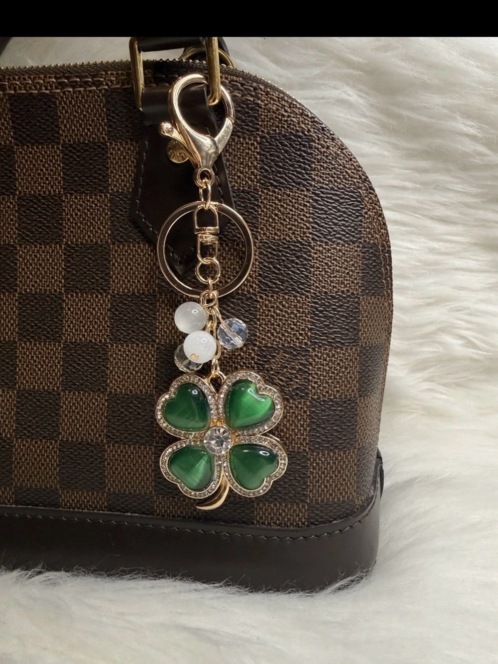 Classic For Leaf Clover Keychain/Bag Charm - Picture 8 of 8